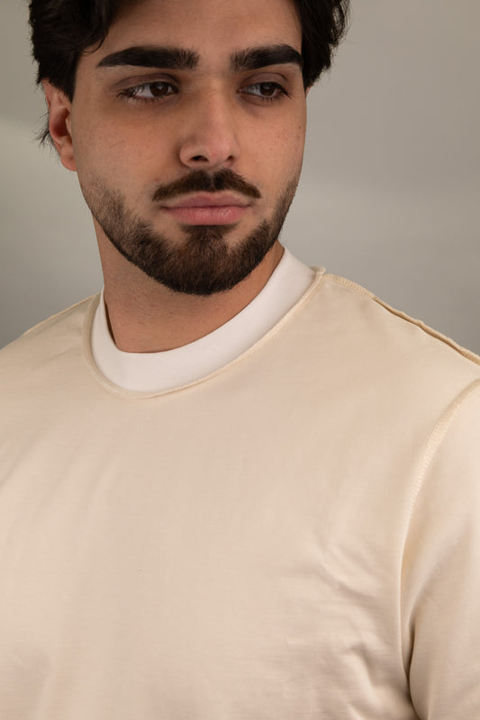 T-shirt Yes London Taglio Rovescio