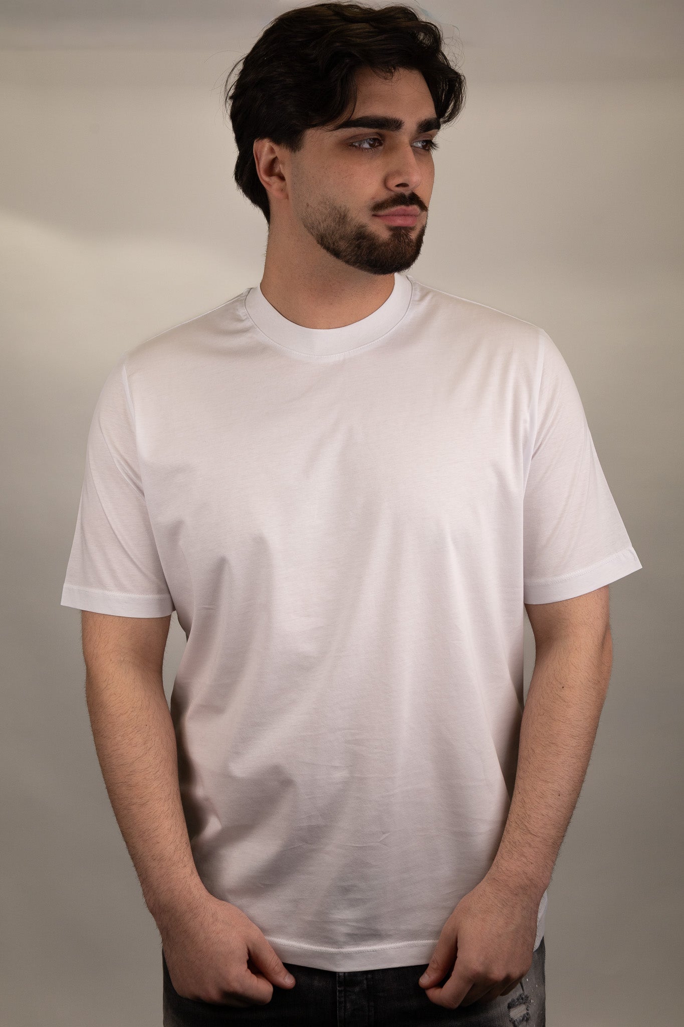 T-shirt Yes London Cotone Mercerizzato