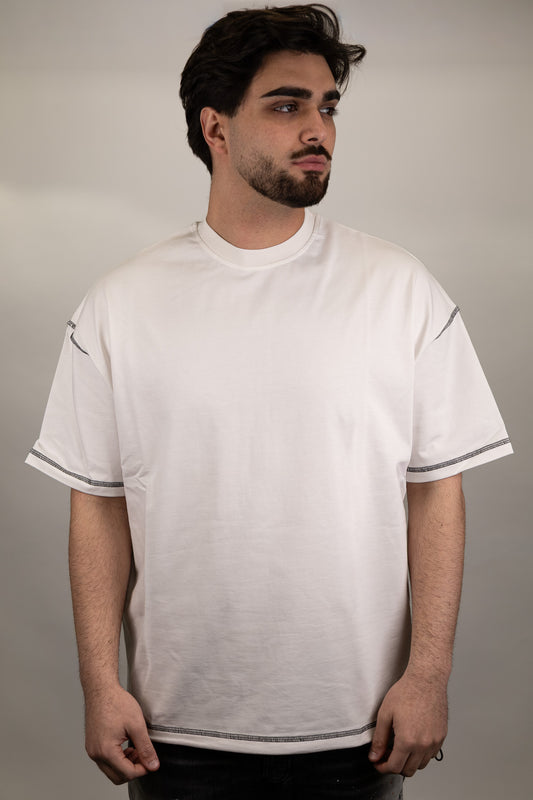 T-shirt Yes London Cuciture a Vista
