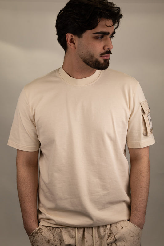 T-shirt Yes London Inserto Marmorizzato