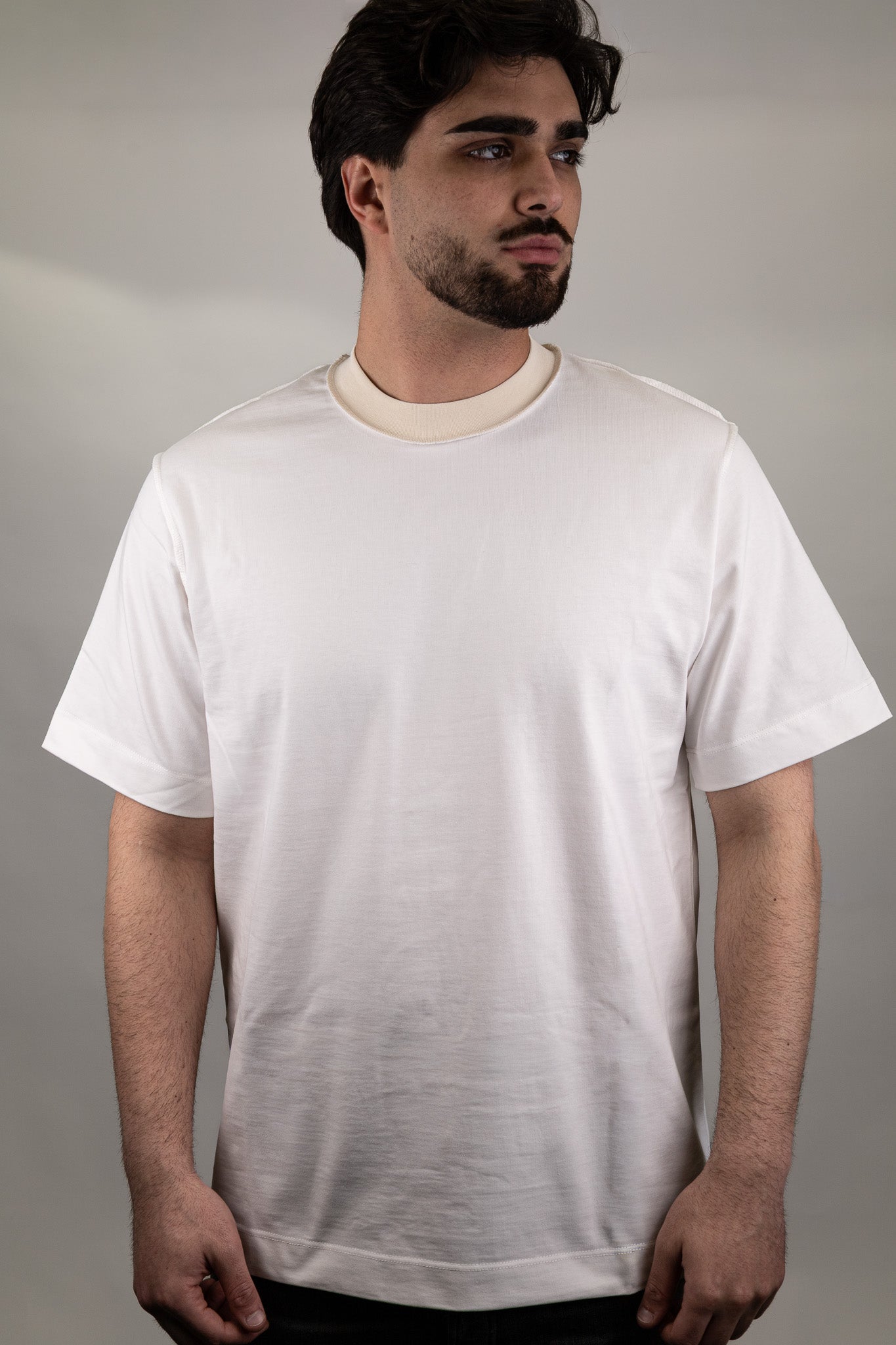 T-shirt Yes London Taglio Rovescio